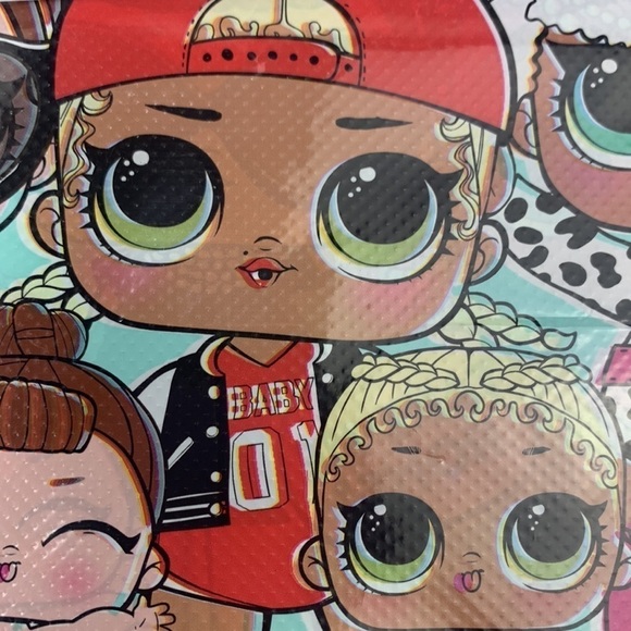 LOL Surprise! Party Tablecloth-Plastic, Multi, 54”x84”, NWT Imported UK - Picture 5 of 5